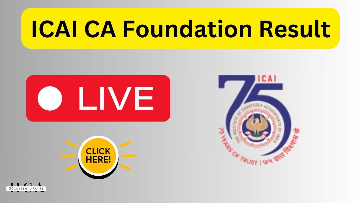 ICAI CA Foundation Result